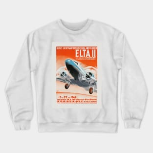 Amstelveen ELTA II Netherlands Vintage Poster 1948 Crewneck Sweatshirt